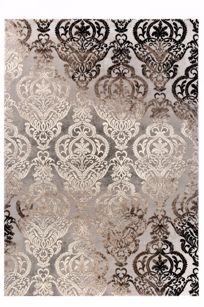 Tzikas Carpets Set Xalia Krebatokamaras ''VINTAGE'' Kafe/Ggri (67x150cm/67x230cm) 23014-956